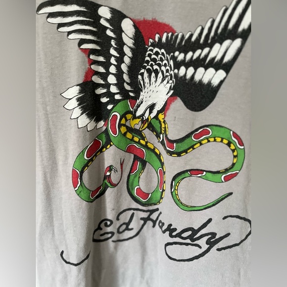 Ed Hardy Snake & Eagle T-Shirt - Picture 3 of 7